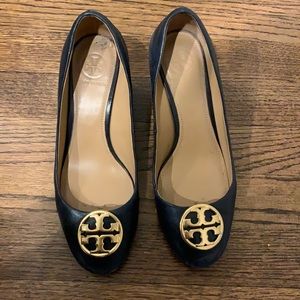 Worn Tory Burch wedge